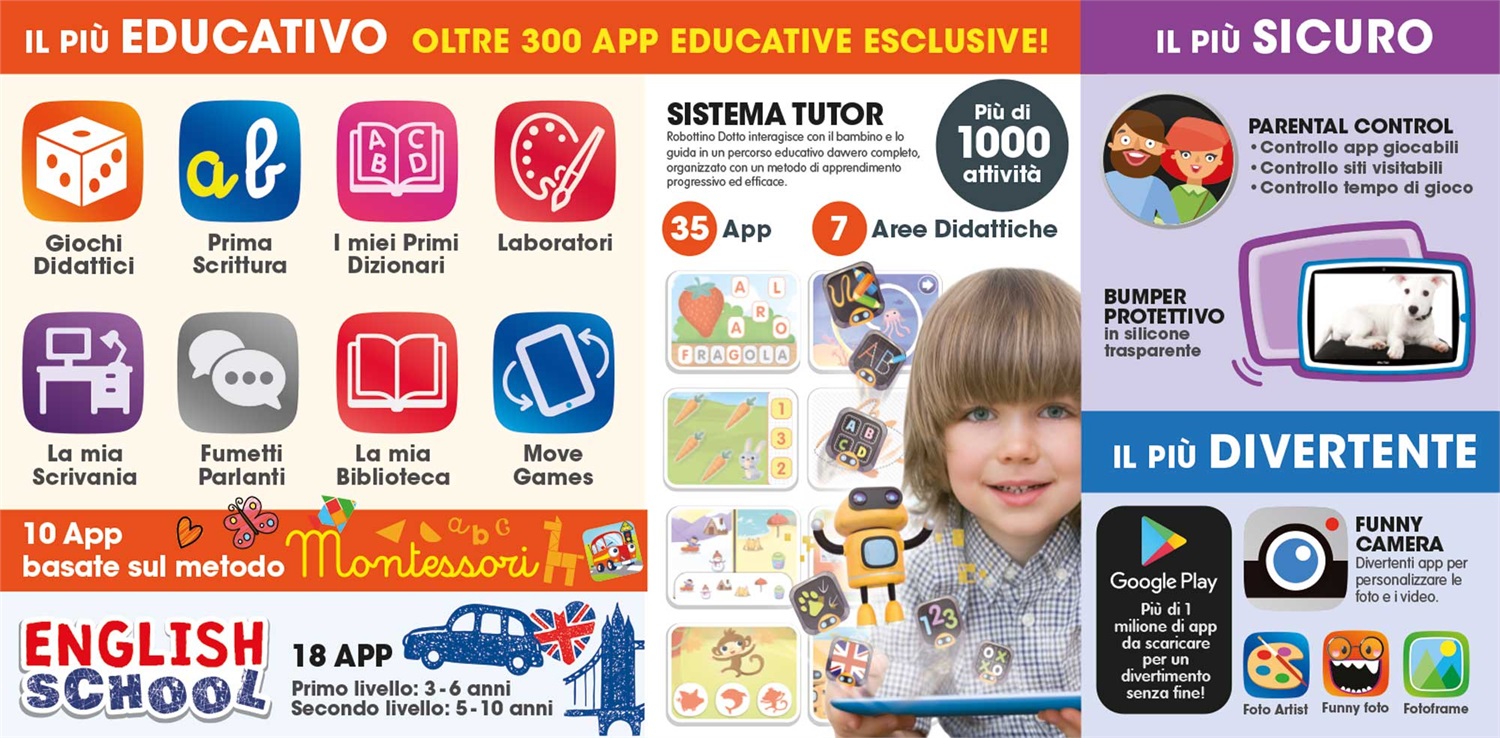 Lisciani Hi Tech Educativo Mio Tab Tutor 10