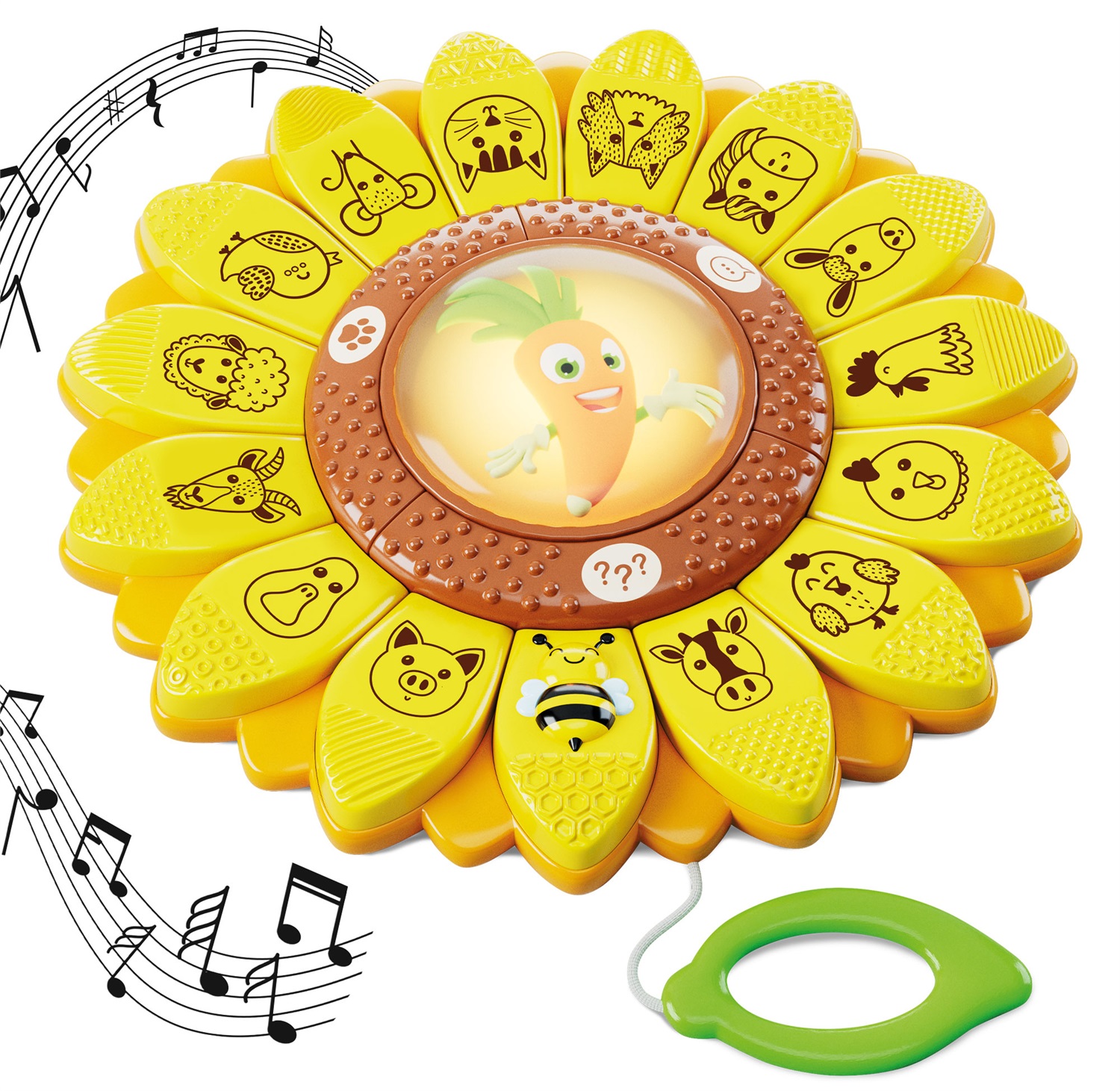 Lisciani Carotina Il Girasole Educativo - Gioco Elettronico Parlante con Tasti Tattili per Bambini 3-6 Anni