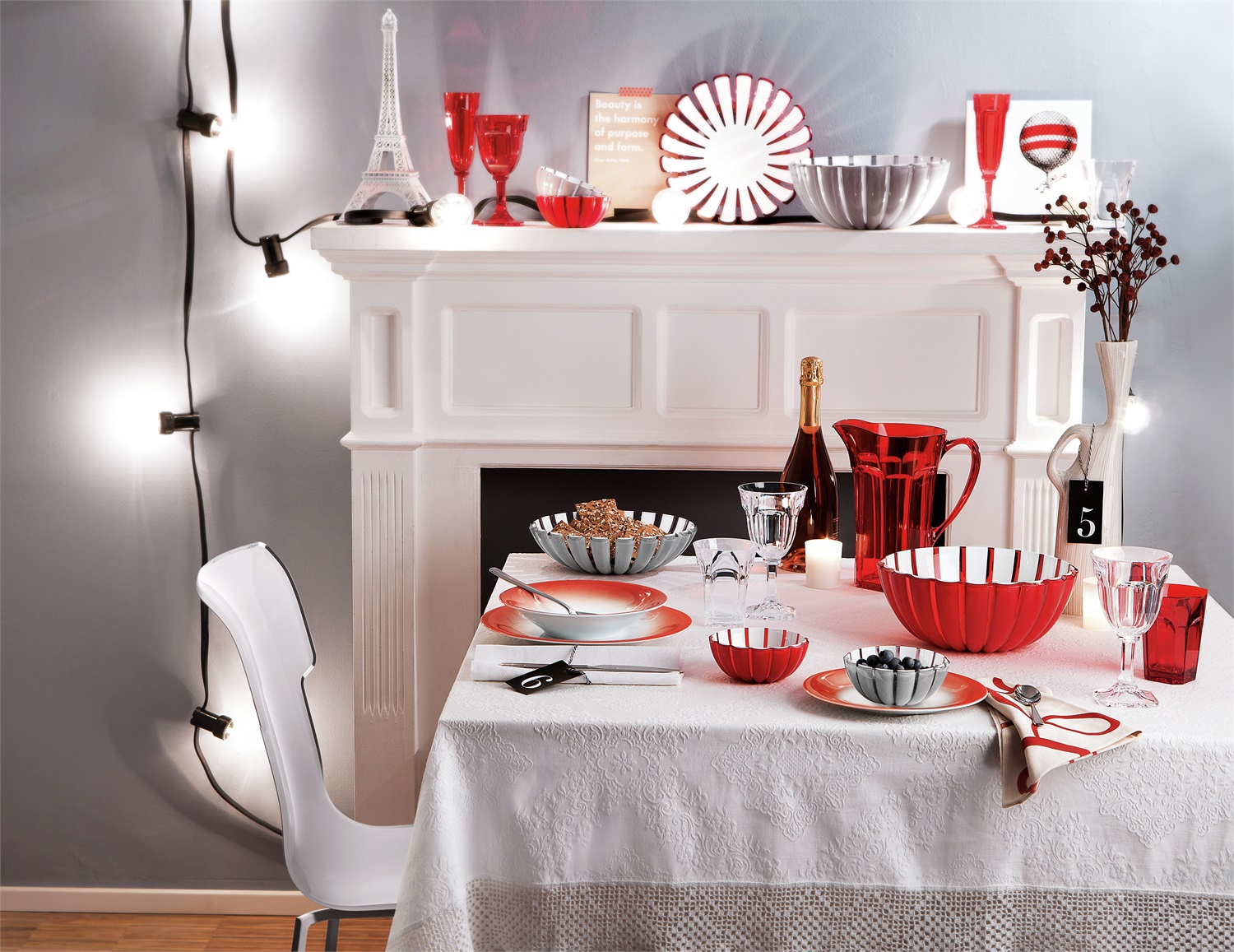 Fratelli Guzzini Grace Ciotola per stuzzichino Rotondo Stirene Metilmetacrilato (SMMA) Grigio 1 pz