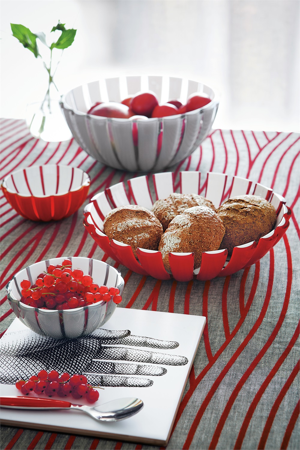 Fratelli Guzzini Grace Ciotola per stuzzichino Rotondo Stirene Metilmetacrilato (SMMA) Grigio 1 pz