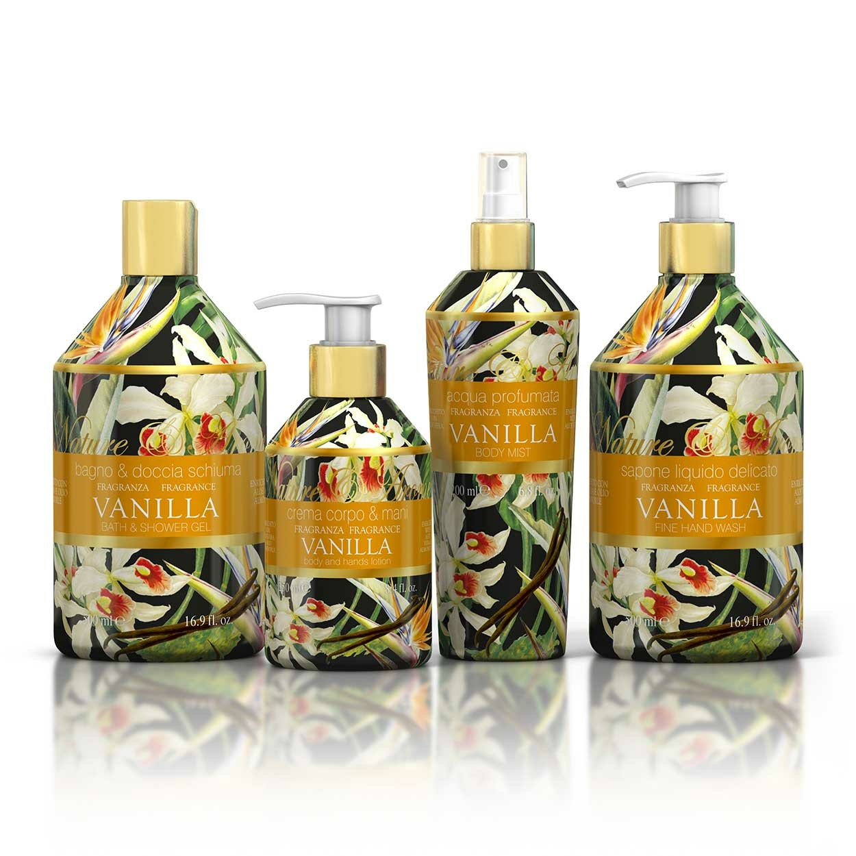 Rudy Crema Mani e Corpo 250 ml - Fragranza Vaniglia con Pesca Nettarina e Fiori