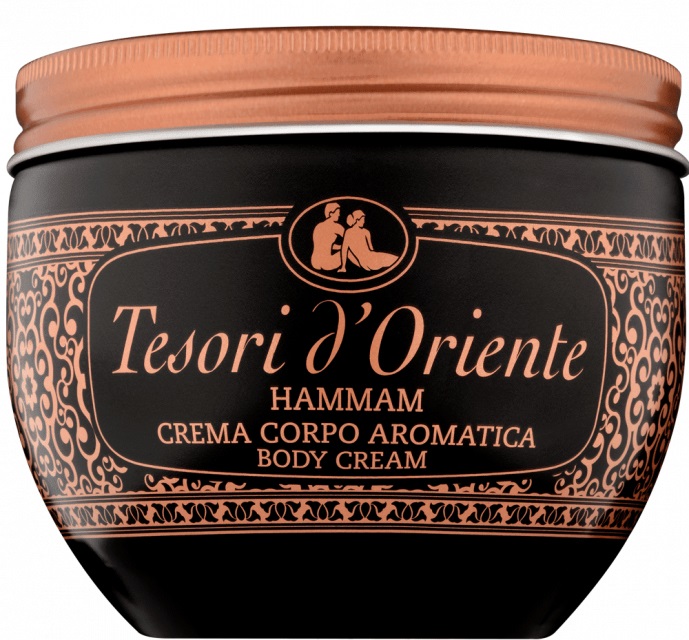 Tesori d'Oriente - Crema Corpo Profumata Hammam con Olio di Argan, Texture Burrosa Nutriente e Idratante, 300ml