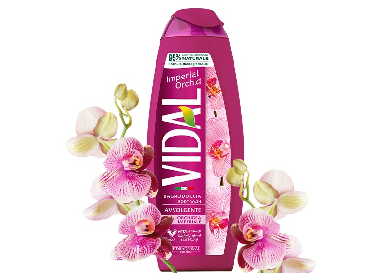 Vidal Bagnodoccia Orchidea Imperiale 500ml - Formula Idratante e Rinfrescante