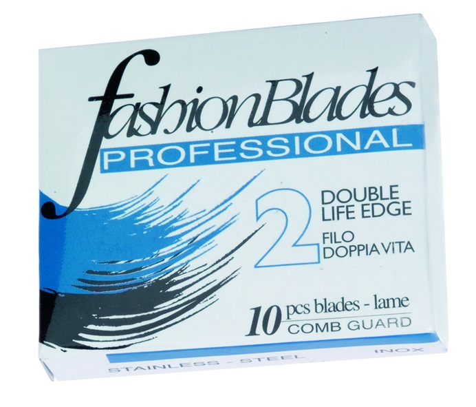 KIEPE Professional 10 Lame Ricambio per Rasoio #122 e #123 in Acciaio con Placcatura al Platino