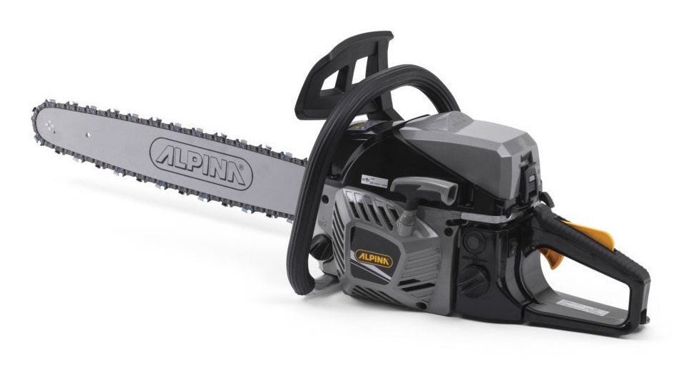 Alpina ACS 50 - Motosega a scoppio 49,3 cc con lama da 50 cm, 3.0 HP, sistema antivibrante e avviamento a strappo