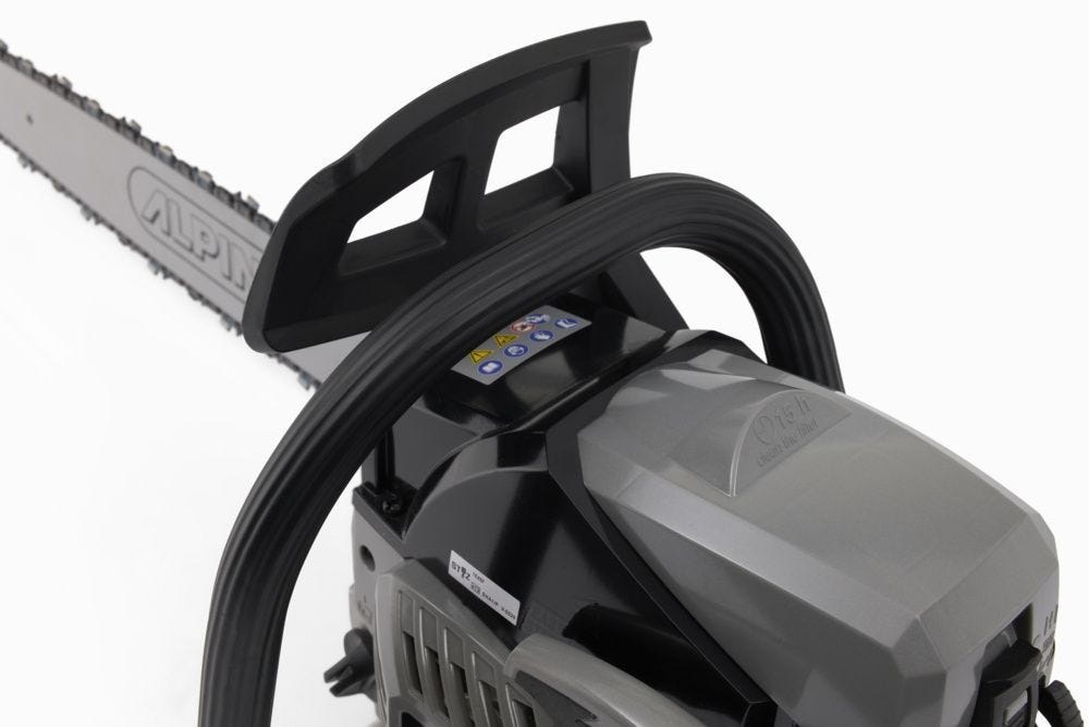 Alpina ACS 50 - Motosega a scoppio 49,3 cc con lama da 50 cm, 3.0 HP, sistema antivibrante e avviamento a strappo