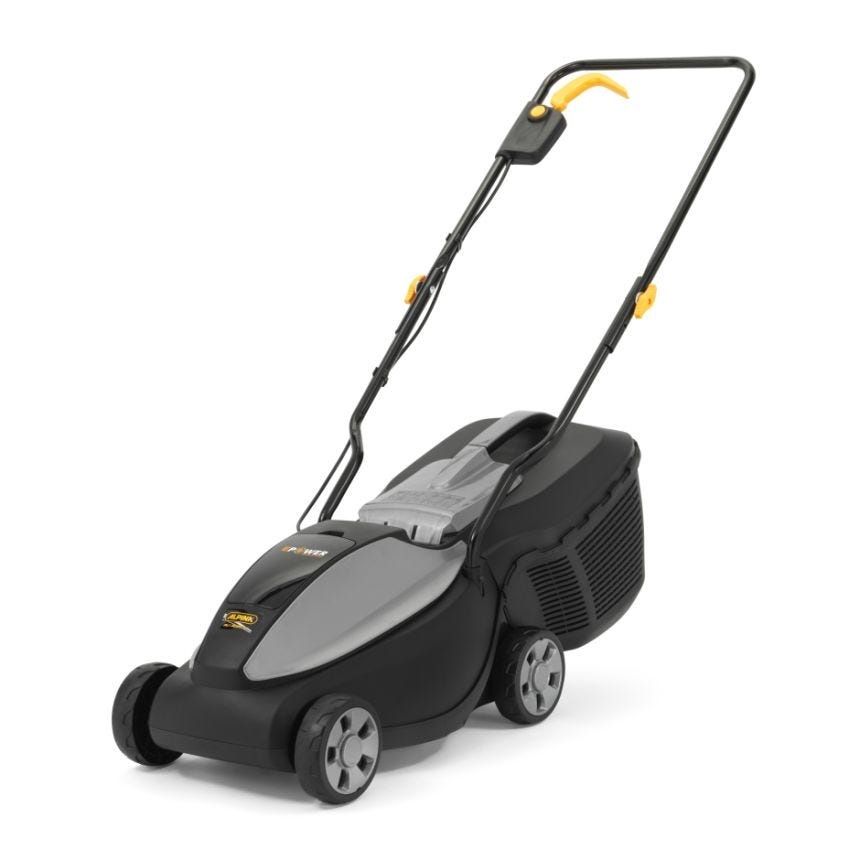 Alpina AL1 3020 Li Kit - Tagliaerba a Batteria 20V, Potenza 350W, Larghezza di Taglio 30 cm, Altezza di Taglio 30-70 mm, Capacità Sacco 30L, Superficie Fino a 150 m²