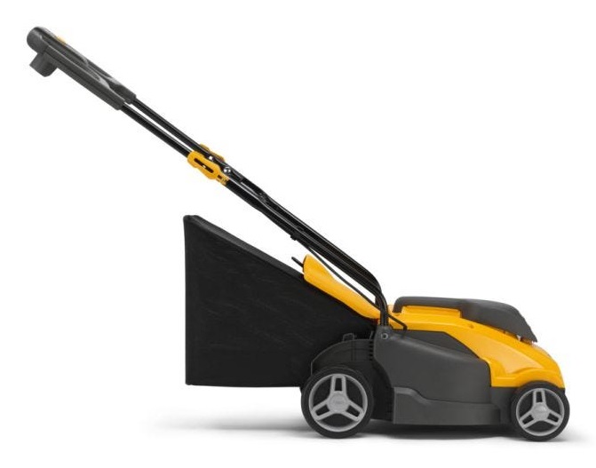 Stiga Combi 336c - Tagliaerba Elettrico a Spinta 1400 W, Larghezza di Taglio 34 cm, Funzione Mulching, Superficie Max 400 m²