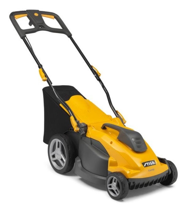 Stiga Combi 340c - Tosaerba Elettrico a Spinta 1600 W, Taglio 38 cm, Funzione Mulching, Cesto da 40 Litri