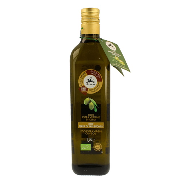 Alce Nero Olio Extra Vergine di Oliva D.O.P. Biologico Terra di Bari 750 ml
