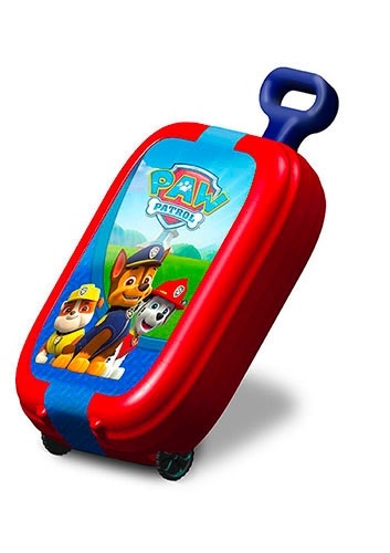 Multiprint Paw Patrol Trolley con 18 Pennarelli, Album da Colorare, Timbrini e Stickers - Gioco Creativo per Bambini