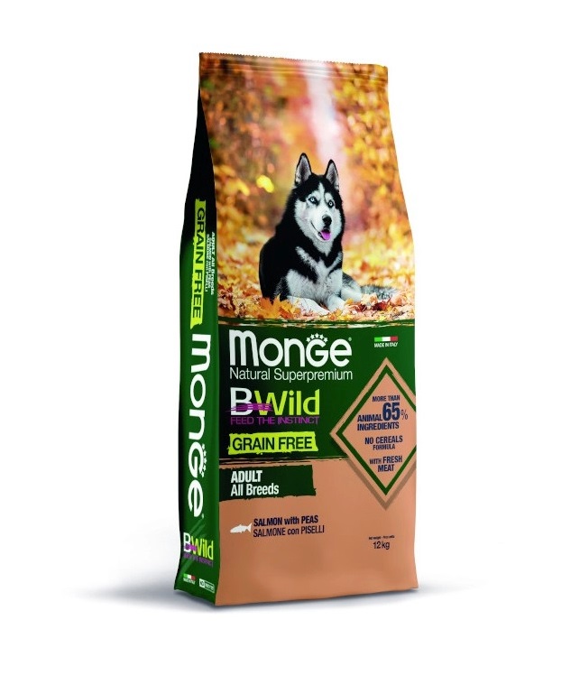 Monge Bwild 12 kg Adulto Salmone