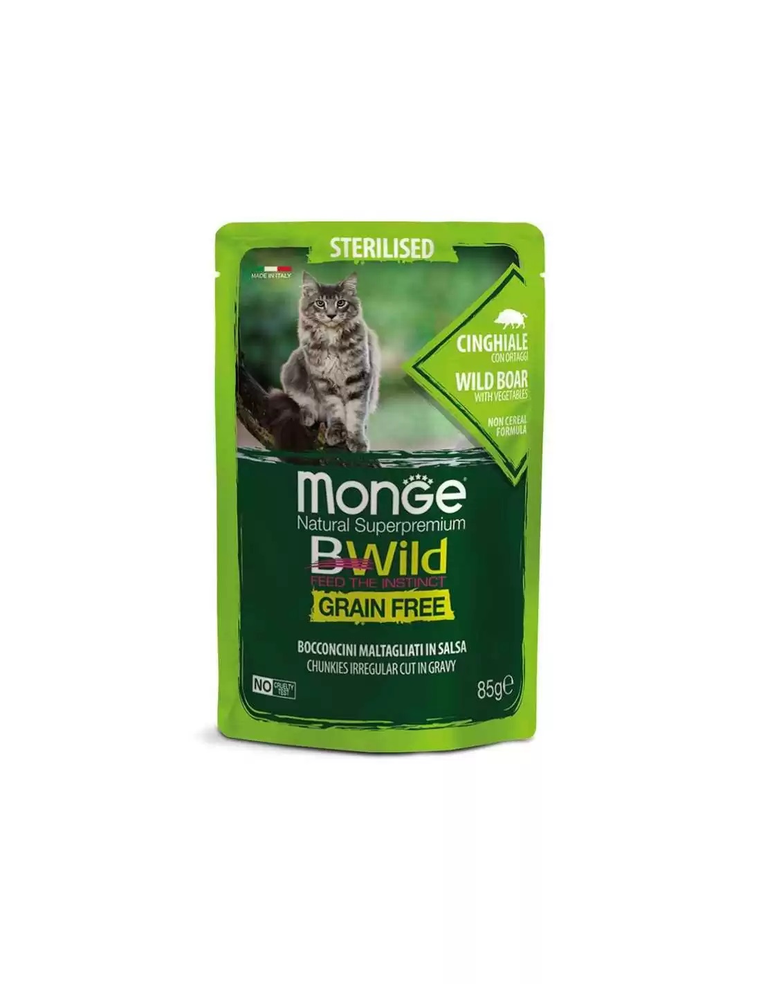 Monge 8009470012805 cibo umido per gatti 85 g