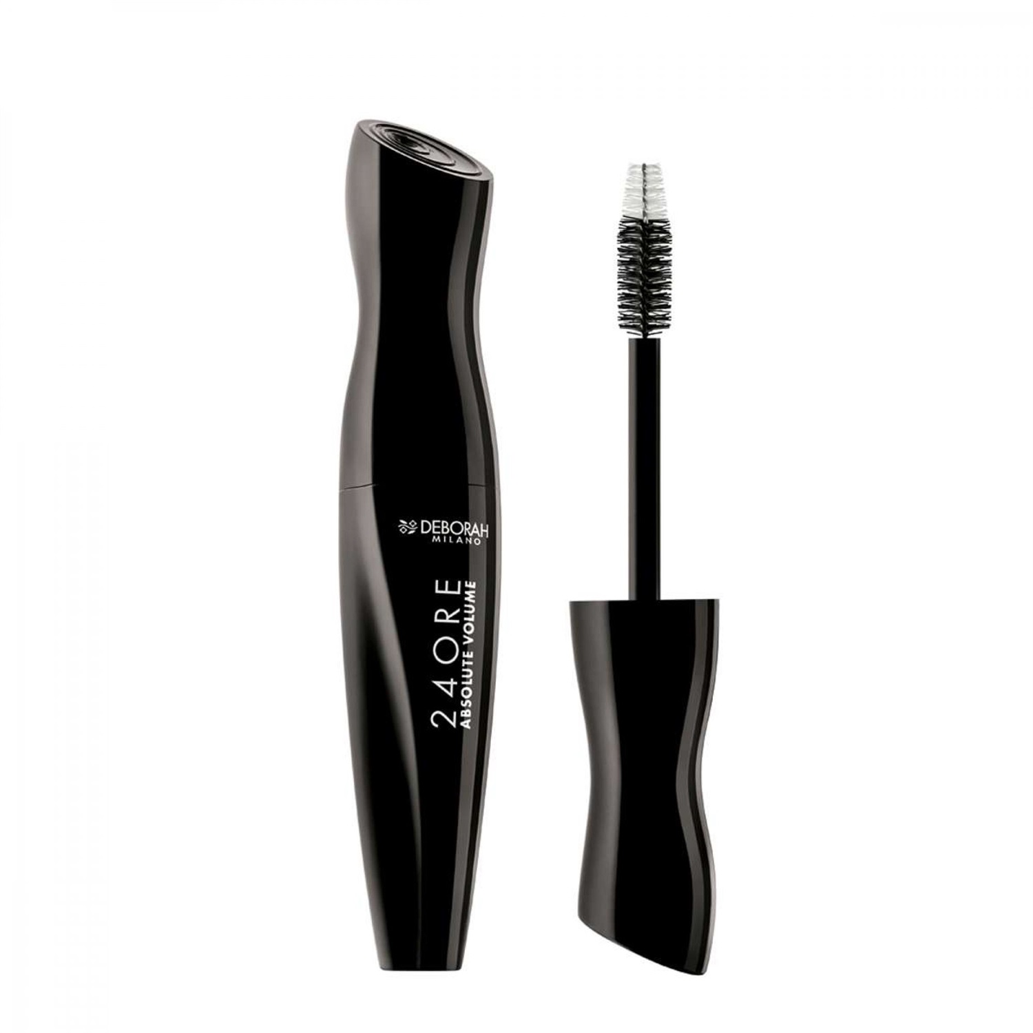 Deborah Milano Mascara 24 Ore Absolute Volume Nero 12 ml - Ultra-Volumizzante Effetto Ciglia Finte a Lunga Durata