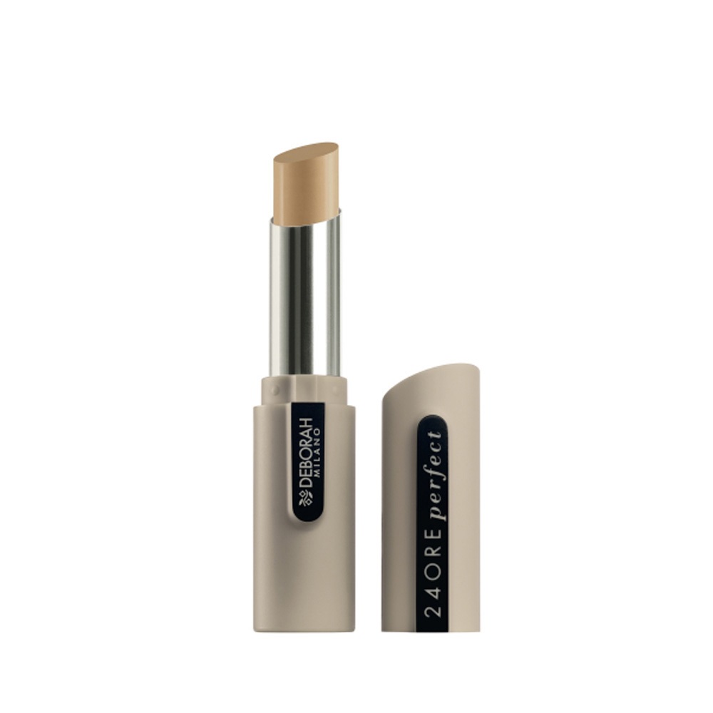 Deborah Correttore 24 Ore Perfect 04 Medium Beige Stick 4g - A Lunga Tenuta, Copre Occhiaie e Imperfezioni, Effetto Opaco Naturale