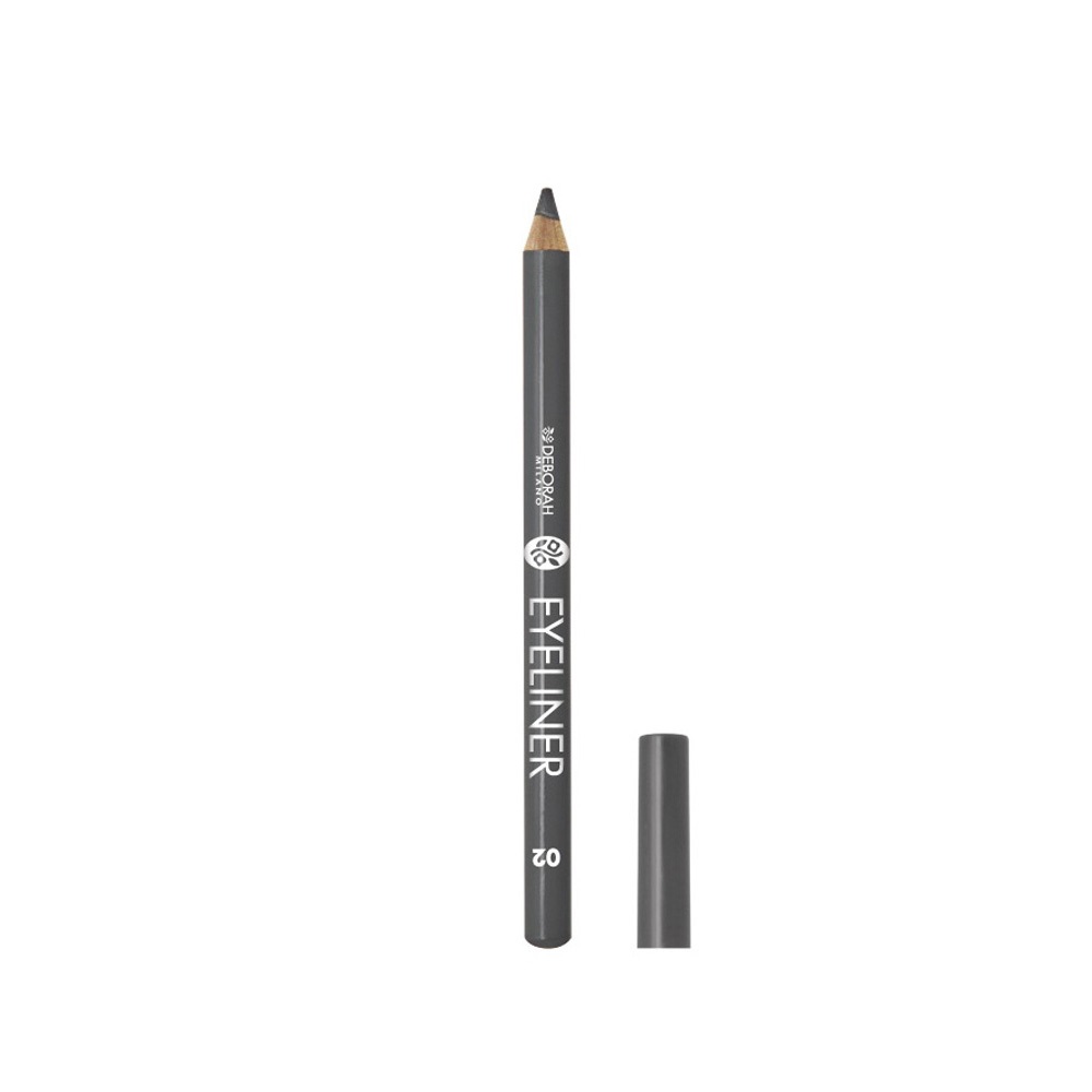 Deborah Milano Matita Eyeliner 02 Grigio 1.3g - Tratto preciso, lunga durata, formula morbida e confortevole