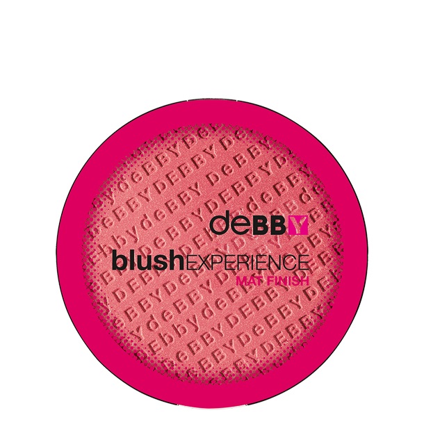 Debby Blush Experience Mat Finish 02 Doll - Fard compatto in polvere ultra pigmentato con finish opaco