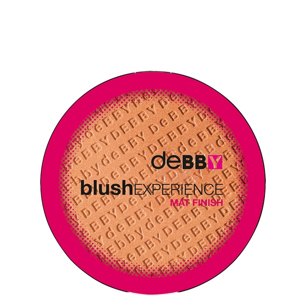 Debby Blush Experience 05 Sunny - Blush Compatto in Polvere Opaco 9g con Texture Vellutata e Ultra Pigmentato