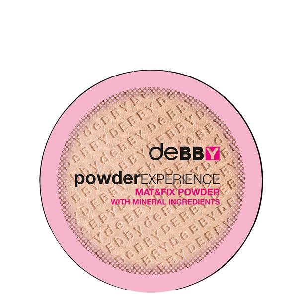 deBBY Polvere Compatta Experience Mat & Fix 01 - Nude, Opaco per Pelle Universale