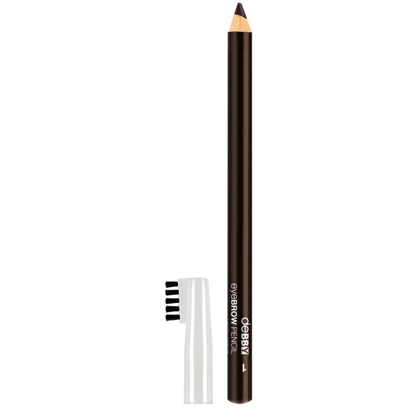 Debby EyeBrow Pencil 01 Brunette - Matita Sopracciglia Long Lasting con Pettinino Separatore