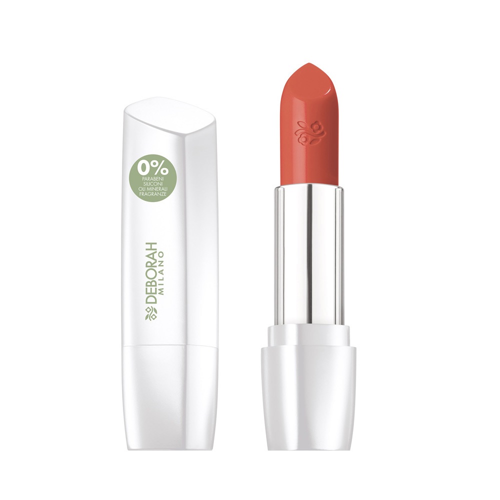 Deborah Milano Rossetto Formula Pura 07 Intense Sangria 4.4g - Idratante e Nutriente, Senza Parabeni e Siliconi