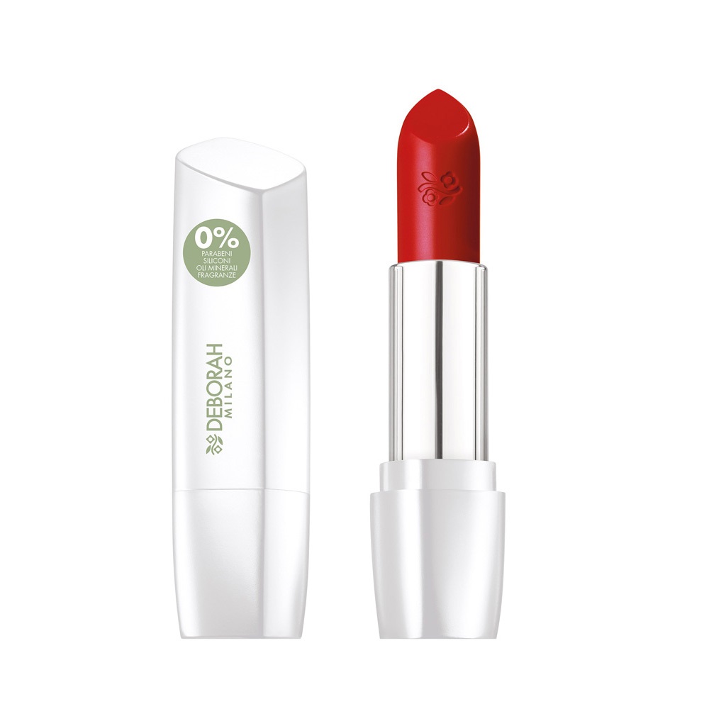 Deborah Milano Rossetto Formula Pura 10 Fire Red 4.4g - Idratante, Nutriente, Shine