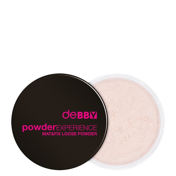 Debby powderEXPERIENCE MAT&FIX LOOSE POWDER 01 - Transparent, Cipria in Polvere Libera Opacizzante per Donna