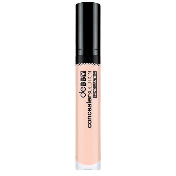 deBBY Correttore Concealer Solution Long Lasting 02 Light Rose 5ml - Minimizza Occhiaie e Discromie, Texture Cremosa e Naturale