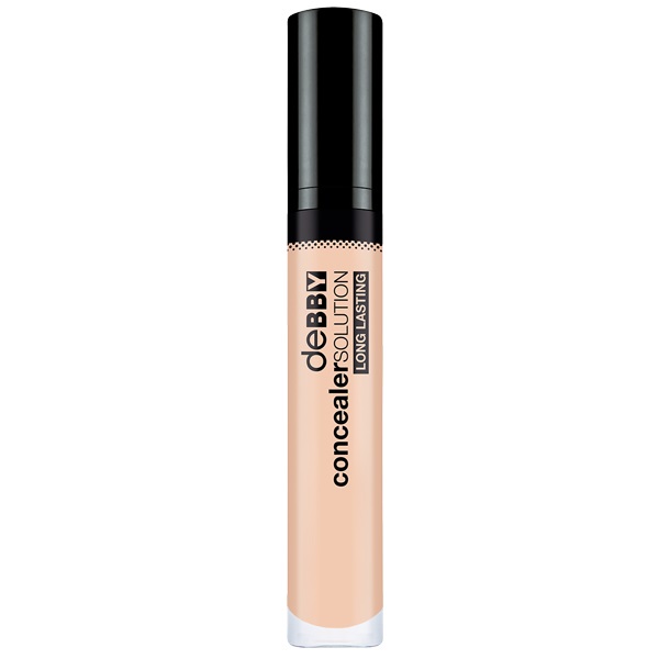 Debby Solution Fluid Concealer 03 Natural - Correttore Fluido Long Lasting per Imperfezioni