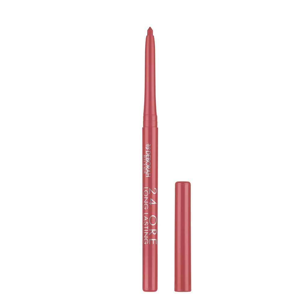 Deborah Milano Matita Labbra 24 Ore Long Lasting Antique Rose 0.5g - Formula Resistente e No-Transfer