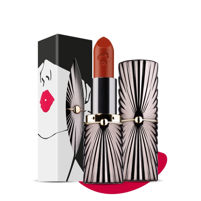 Rouge Baiser L'Authentique Rossetto a Lunga Tenuta Brique 107 - Finish Mat Satinato, Estremamente Confortevole