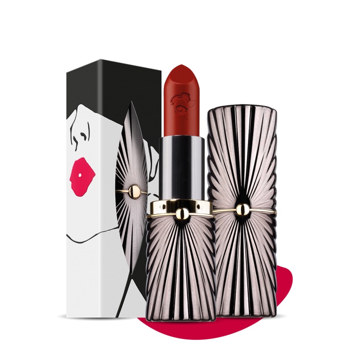 Rouge Baiser L'Authentique 109 - Rossetto Rouge Intense a Lunga Tenuta, Finish Mat Satinato, Idratante e Setificante