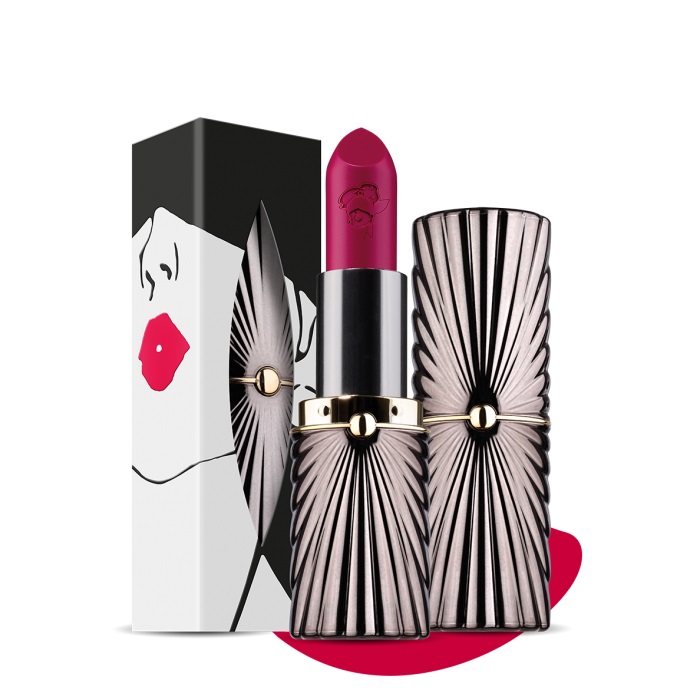 Rouge Baiser L'Authentique Rossetto A Lunga Tenuta N.112 Cassis - Finish Mat Satinato, Idratante e Setificante