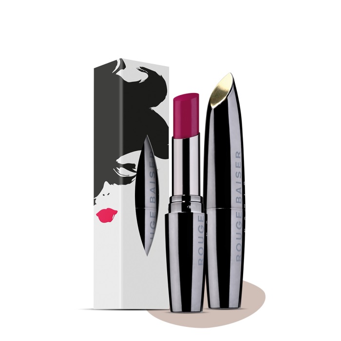 Rouge Baiser Rouge Intensément Mat - Rossetto Stylo 614 Magenta, Effetto Mat Vellutato, Formula Anti-Age