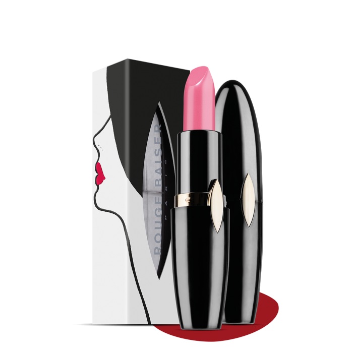 Rouge Baiser Rouge Évidemment Crème - Rossetto Idratante 215 Rose, Texture Ultra Setosa e Finish Brillante