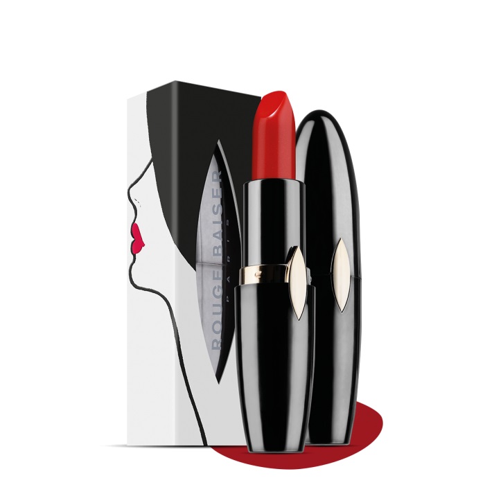 Rouge Baiser Rouge Évidemment Crème 216 - Rouge Intense, Rossetto Idratante e Setificante con Finish Brillante