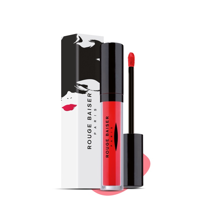 Rouge Baiser Laque À Lèvres Intensément Mat 805 - Rossetto Liquido Opaco Idratante Rouge Pavot