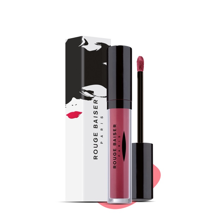 Rouge Baiser Laque A Lèvres Intensément Mat Rossetto Liquido N. 813 Fraise - Idratante, Long Lasting, Effetto Vellutato