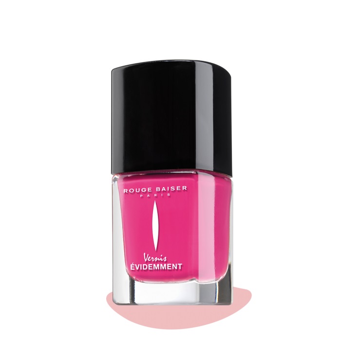 Rouge Baiser Vernis Évidemment 09 - Smalto per Unghie Magenta, Texture Fluida e Iperpigmentata, Effetto Gel Professionale