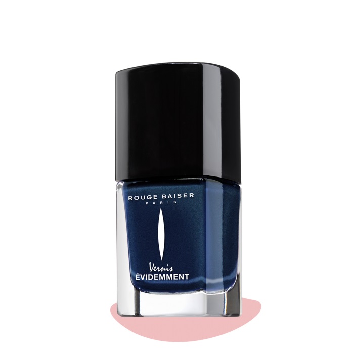 Rouge Baiser Vernis Évidemment 12 - Smalto Blu Nuit con Effetto Gel Professionale