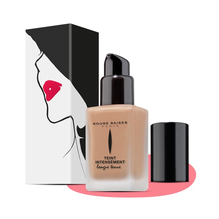 Rouge Baiser Teint Intensément Longue Tenue 04 Abricot 30ml - Fondotinta Fluido Idratante a Lunga Tenuta con Effetto Opacizzante e Texture Ultra Leggera
