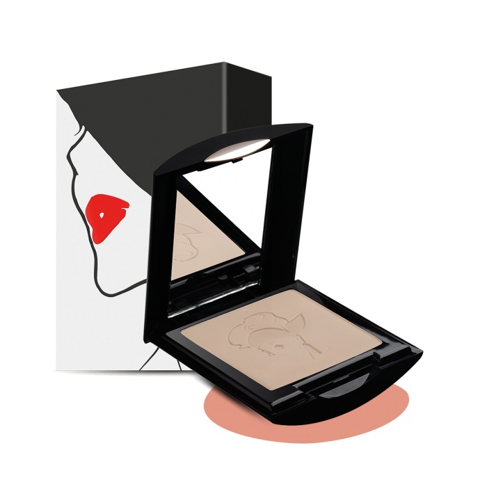 Rouge Baiser Poudre Évidemment Compacte 02 Beige - Cipria compatta 8.5g, Polvere ultra fine, Adatta a ogni incarnato, Risultato naturale