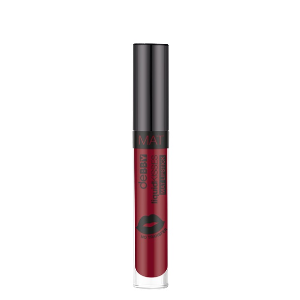Debby liquidKISSES Mat Lipstick 09 rouge noire - Rossetto Liquido Opaco Lunga Durata