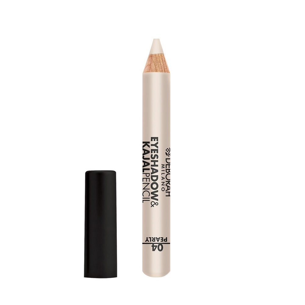 Deborah Milano Eyeshadow & Kajal Pencil 04 Butter Finish Pearl 2g - Matitone Cremoso Perlato per Ombretto e Kajal