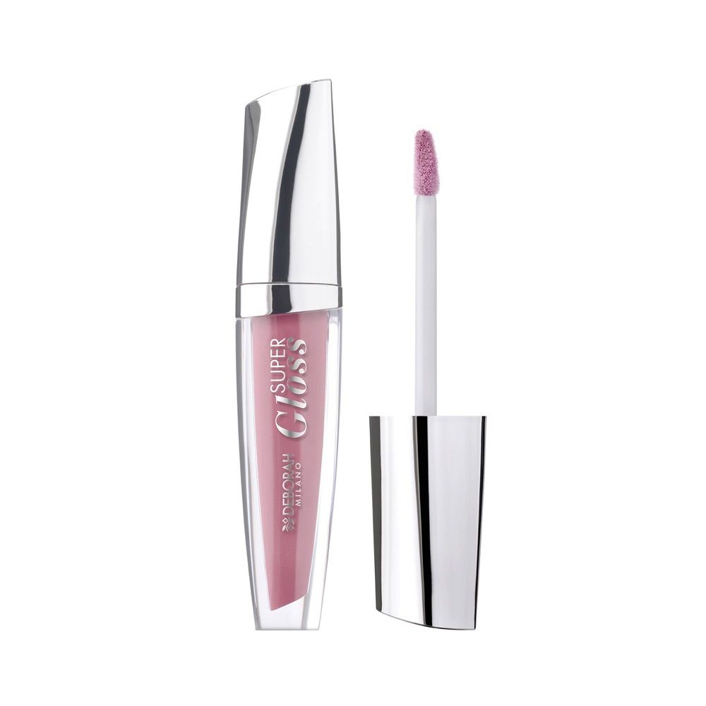 Deborah Milano Super Gloss 03 Pink - Lucidalabbra Idratante con Effetto 3D Istantaneo e Acido Ialuronico