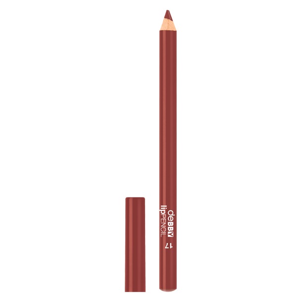deBBY Lip Pencil Long Lasting N.17 - Matita Labbra in Legno con Finish Full Color e Comfort Estremo