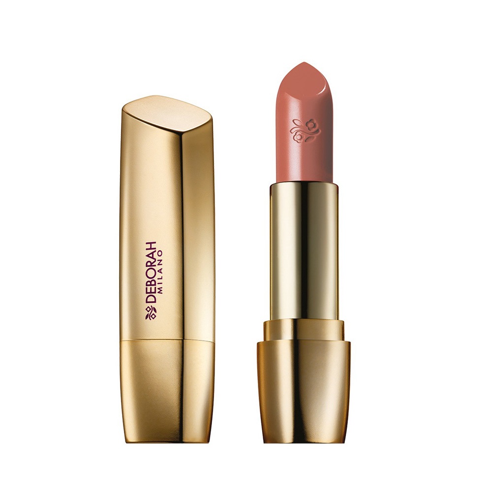 Deborah Milano Milano Red Lipstick 39 Nude Skin - Rossetto Labbra con Finish Luminoso e Polvere di Rubino