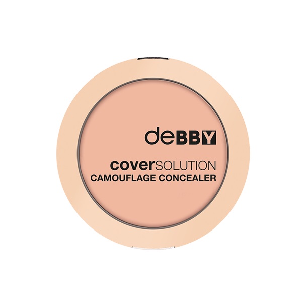 Debby Cover Solution Camouflage Concealer 04 - Rose, Correttore in Crema ad Alta Coprenza con Finish Mat