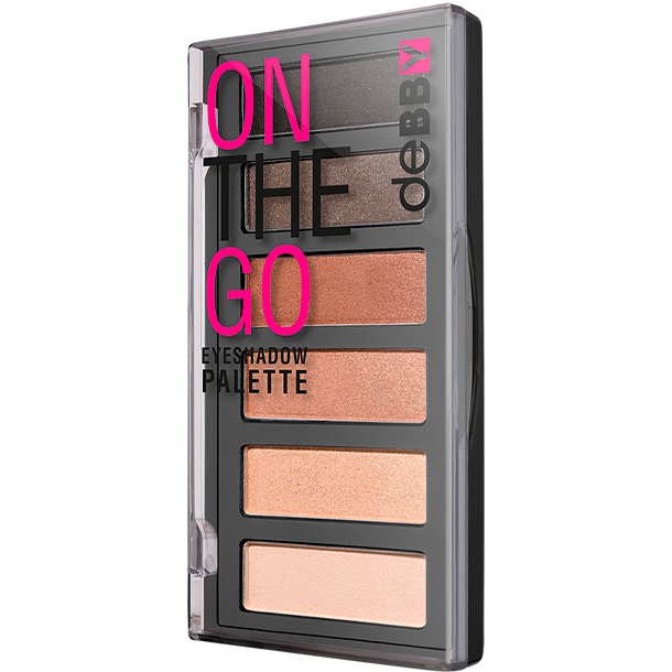 Debby On The Go Eyeshadow Palette 03 - 6 Ombretti Mat e Satinati, Texture Vellutata, Compatta e Pratica