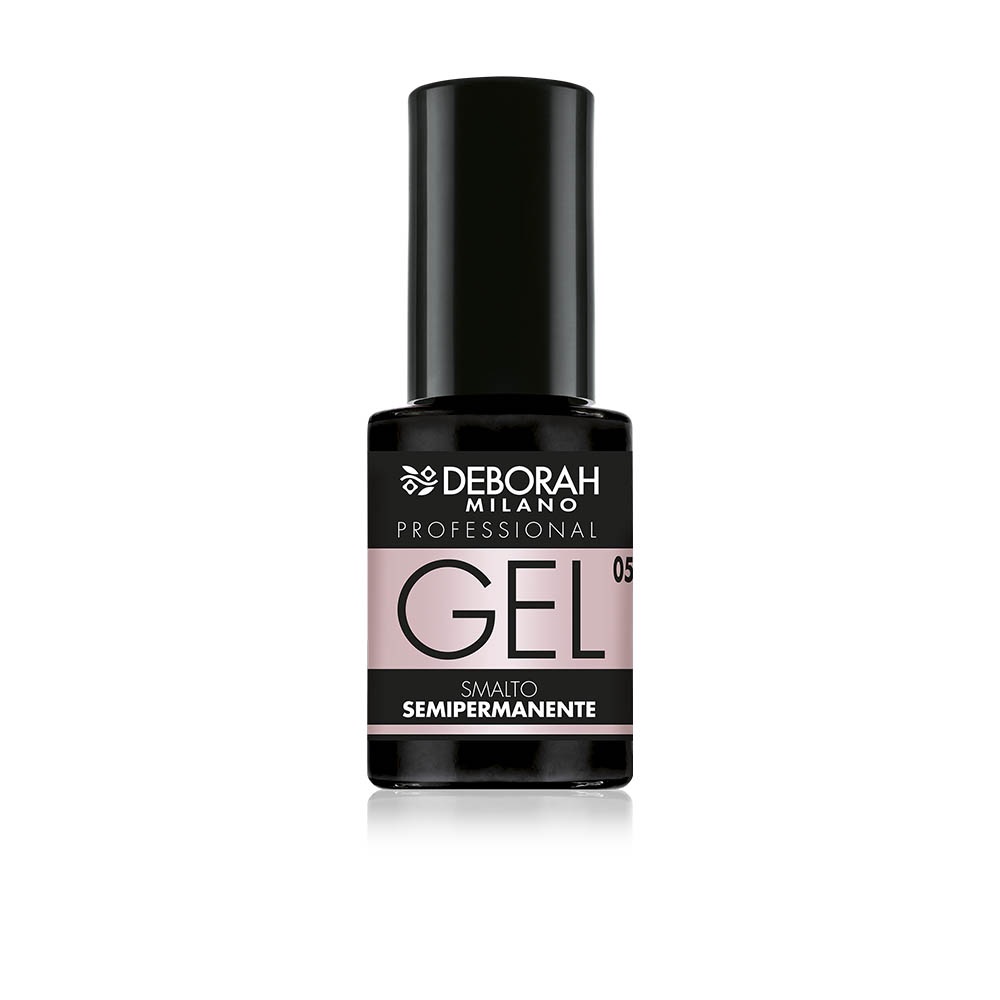 Deborah Milano Smalto Semipermanente Gel N.05 Rosa Cachemire, Effetto Plumping a Lunga Durata, 4.5 ml